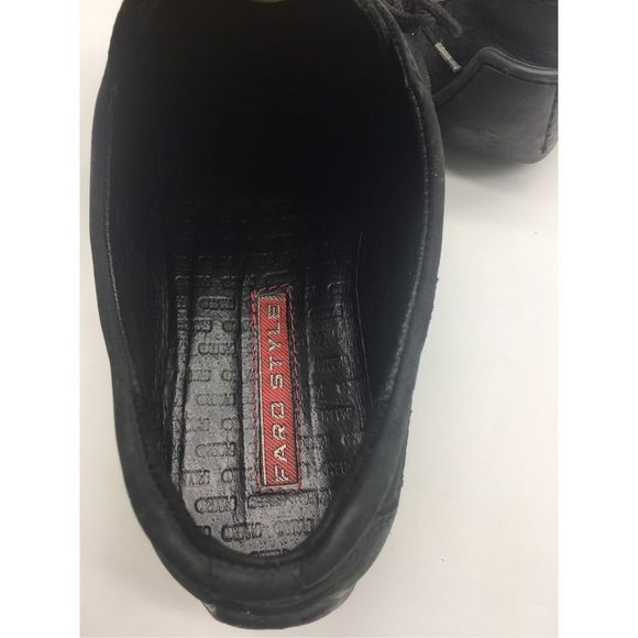 Faro Style  Dress Shoe genuine leather loafers Black Size 42 8 Pre Owned main image 8